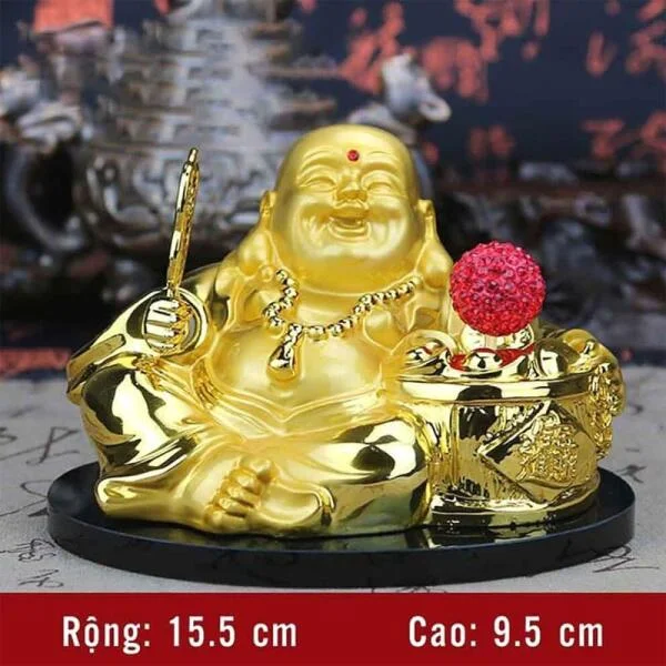 Tượng Phật Di Lặc Để Xe Ô Tô Hút Tài Lộc slide 1