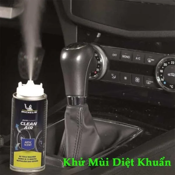 Chai Xịt Khử Mùi Máy Lạnh Ô Tô Michelin Chính Hãng slide 4