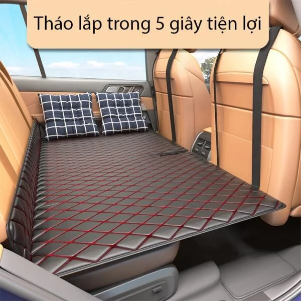 Giường Ngủ Ô Tô Phủ Da Gấp Gọn Cao Cấp slide 3