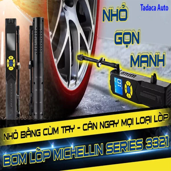 Bơm Lốp Ô Tô Không Dây Michelin 3321 Cao Cấp slide 7