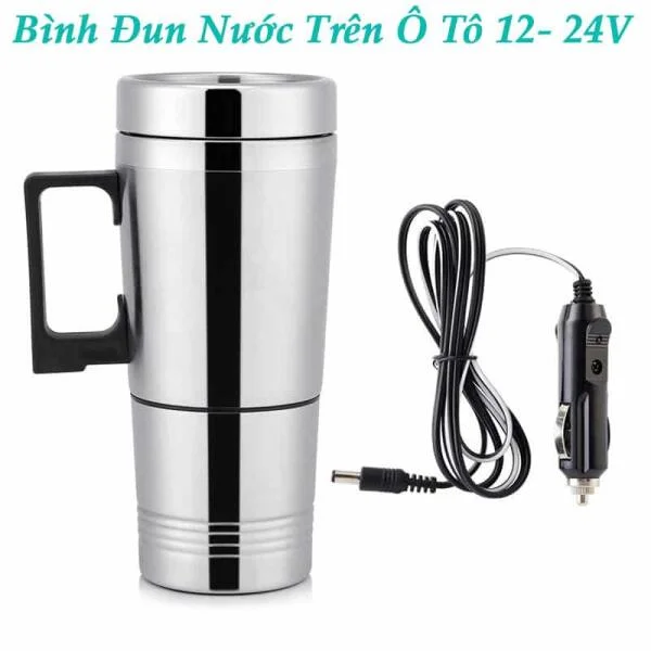 Bình Đun Nước Ô Tô 12V-24V Cao Cấp slide 6