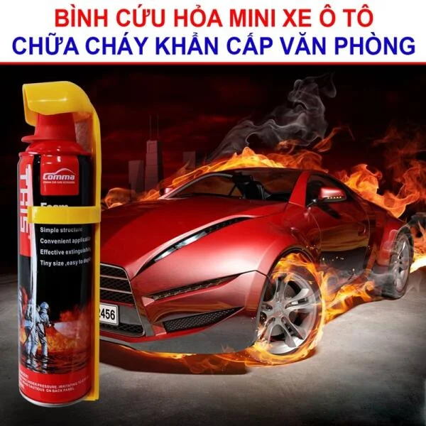 Bình Chữa Cháy Ô Tô Mini Chính Hãng Đức slide 1