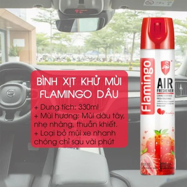 Nước Hoa Xịt Khử Mùi Ô Tô Flamigo Chính Hãng slide 7