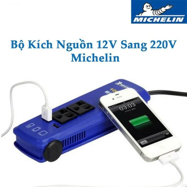 Bộ Chuyển Nguồn Ô Tô Michelin Từ 12V Lên 220V 72001ML slide 4