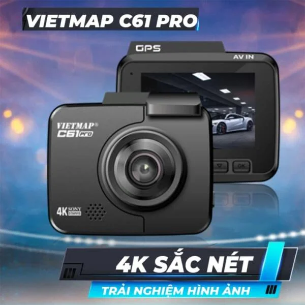 Camera hành trình Vietmap C61 Pro Ultra 4K Chính Hãng slide 2