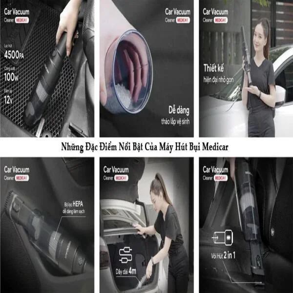 Máy Hút Bụi Ô Tô Medicar Chính Hãng Nhật Bản slide 3
