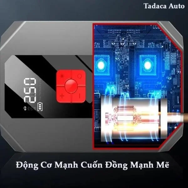 Bơm Lốp Kiêm Kích Nổ Ô Tô Sast 69800mAh Chính Hãng slide 6