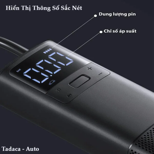 Bơm Lốp Ô Tô Xiaomi 70mai TP05 Không Dây Chính Hãng slide 3