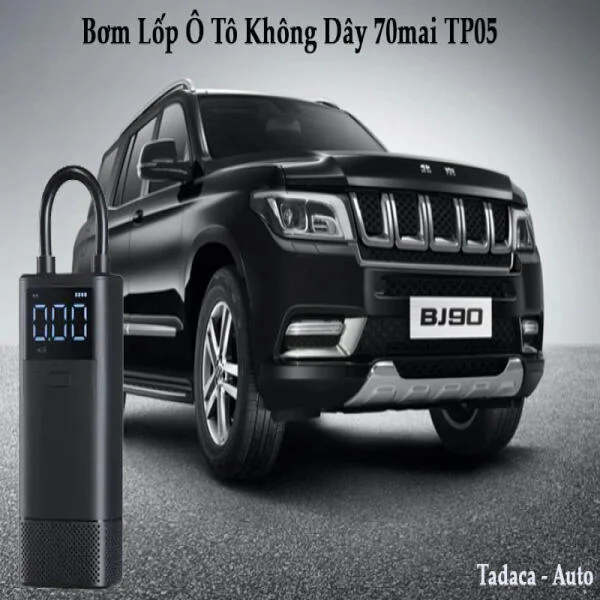 Bơm Lốp Ô Tô Xiaomi 70mai TP05 Không Dây Chính Hãng slide 6