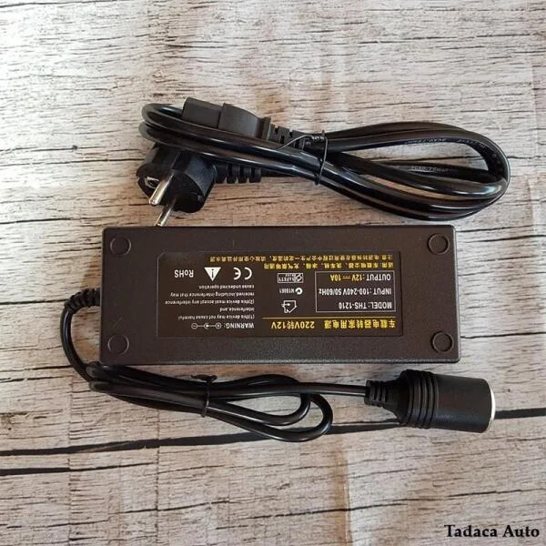 Bộ Chuyển Nguồn 220V Sang 12V-10A Tẩu Ô Tô slide 7