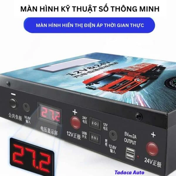 Bộ Kích Bình Ô Tô Tải 12V-24V Chính Hãng Cao Cấp slide 5