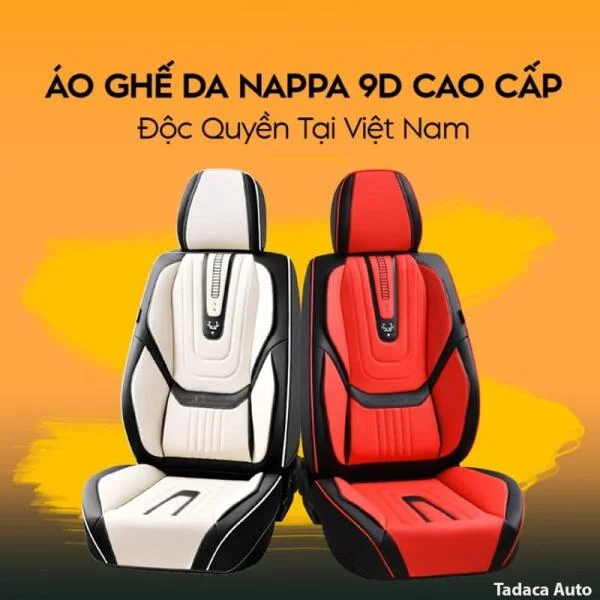 Áo Bọc Ghế Da Ô Tô Nappa 9D Cao Cấp slide 1