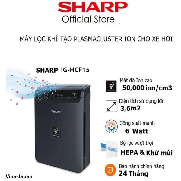 Lọc Không Khí Ô Tô Sharp FP-JC2M-B Nhật Bản Cao Cấp slide 7
