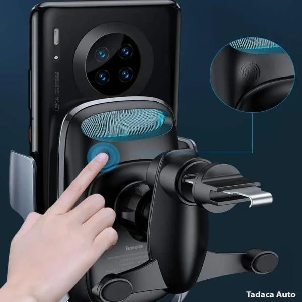 Giá Đỡ Điện Thoại Kiêm Sạc Không Dây Ô Tô Baseus slide 2