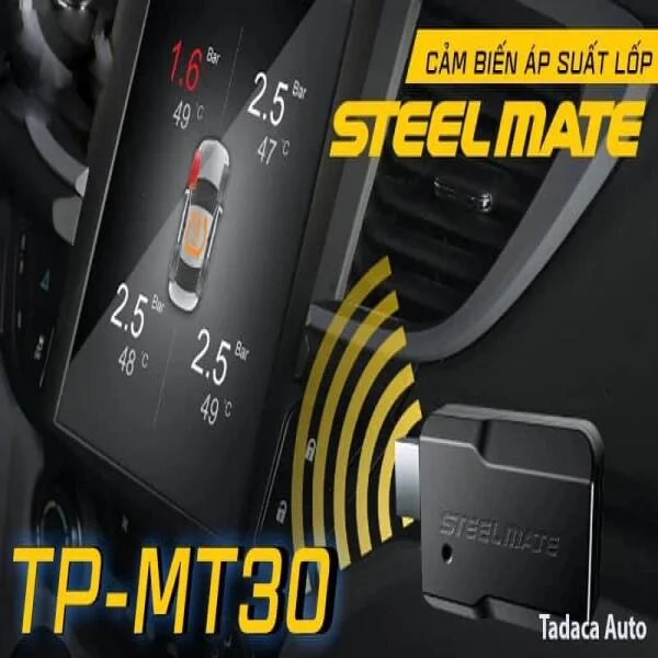 Cảm Biến Áp Suất Lốp Steelmate MT30 Van Trong slide 2