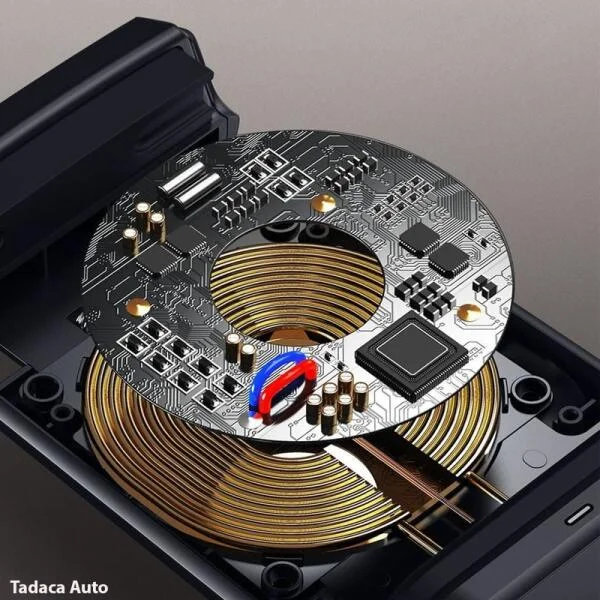 Bộ Đế Giữ Điện Thoại Sau Ghế Ô Tô Baseus Tích Hợp Sạc Không Dây slide 5