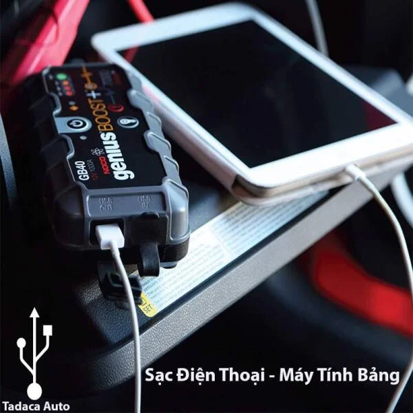 Kích Bình Ắc Quy Ô Tô NoCo GB40 Cao Cấp USA slide 5