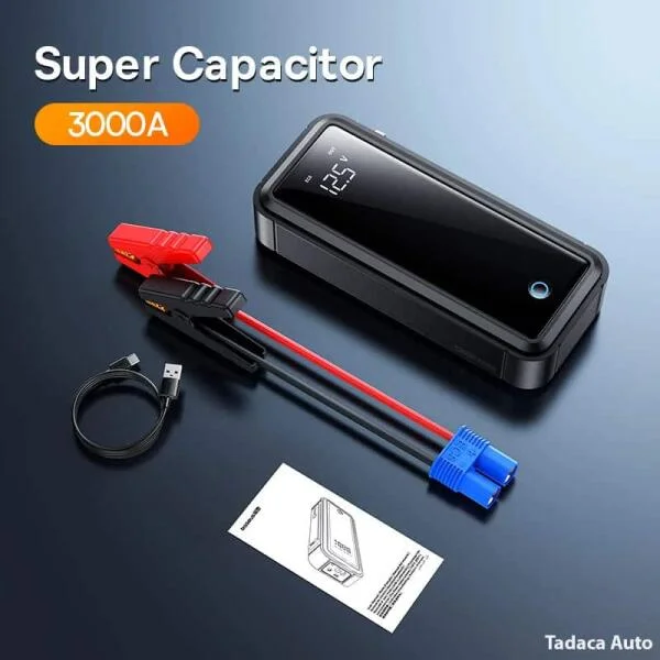 Bộ Kích Bình Ắc Quy Ô Tô Baseus 3000A Siêu Mạnh slide 3