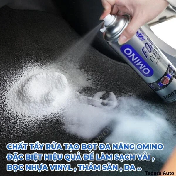 Chai Xịt Bọt Omino M002 Vệ Sinh Nội Thất Ô Tô slide 2