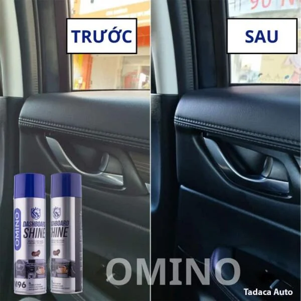 Chai Xịt Dưỡng Nội Thất Ô Tô Omino M96 Chính Hãng slide 5