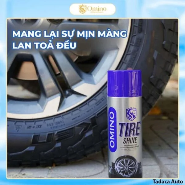 Chai Xịt Dưỡng Lốp Ô Tô Omino M10 Chính Hãng slide 5