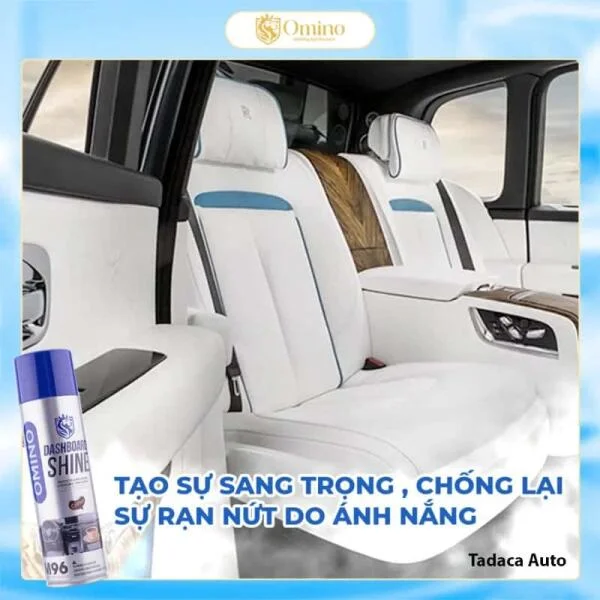 Chai Xịt Dưỡng Nội Thất Ô Tô Omino M96 Chính Hãng slide 7