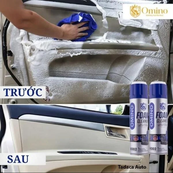 Chai Xịt Bọt Omino M002 Vệ Sinh Nội Thất Ô Tô slide 5
