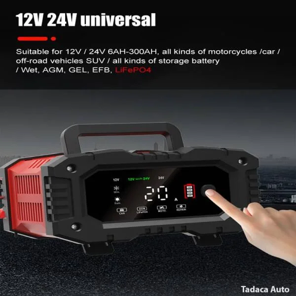 Sạc Ắc Quy Foxsur 12V-24V 300Ah Công Suất Lớn slide 3