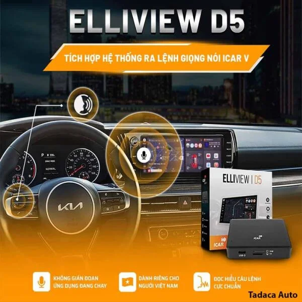 Android Box Ô Tô ICAR Elliview D5 Chính Hãng slide 7
