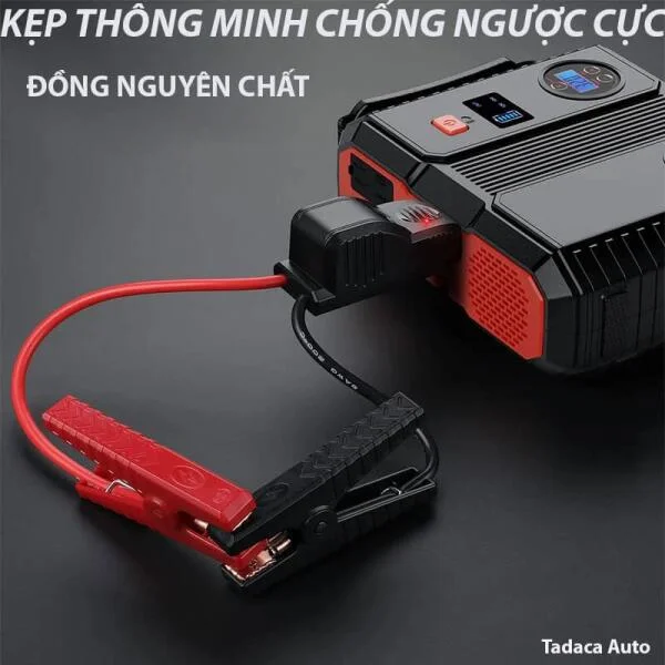 Bơm Lốp Kiêm Kích Bình Ô Tô BM600 4 Trong 1 Cao Cấp 3000A slide 5