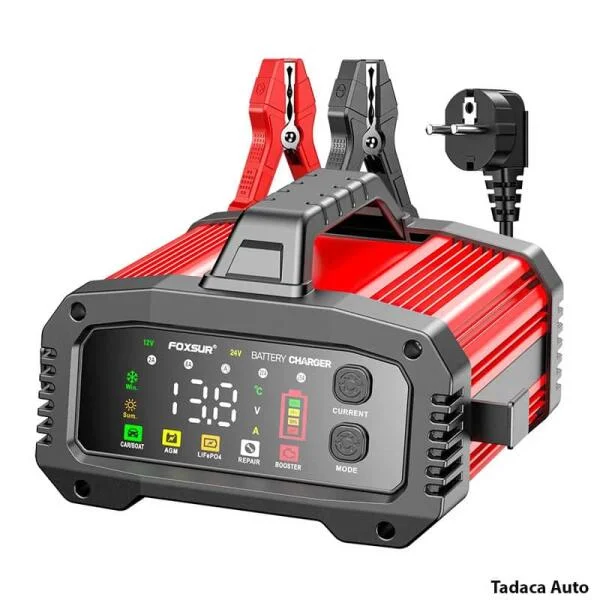 Sạc Bình Ắc Quy Foxsur 12V-24V 400Ah Siêu Mạnh slide 1