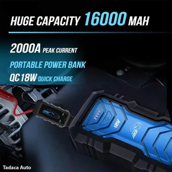 Kích Bình Ắc Quy Green Keeper 2000A Siêu Khỏe slide 2