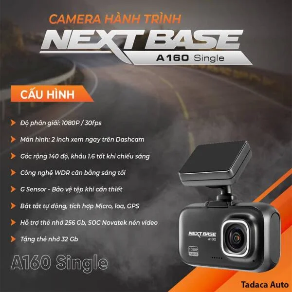 Camera Hành Trình Nextbase A160 Single Dashcam slide 7