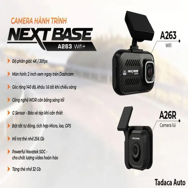 Camera Hành Trình Ô Tô Nextbase A263 Wifi slide 3