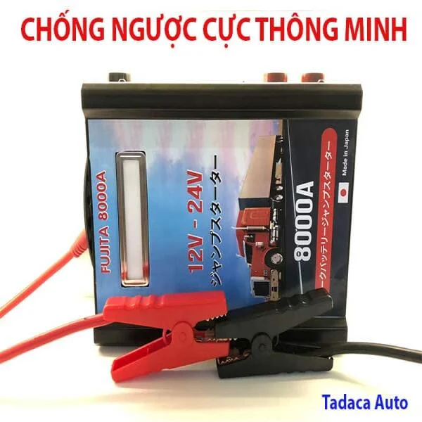 Kích Bình Xe Tải FUJITA 8000A 12V-24V Siêu Khủng slide 6