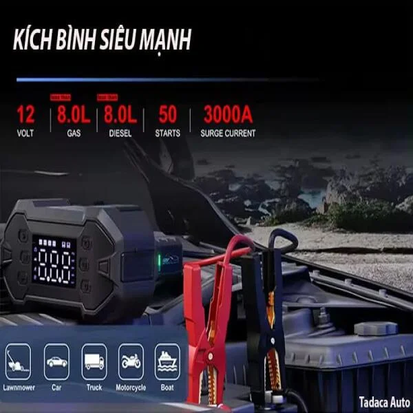 Bơm Lốp Kiêm Kích Bình Green Keeper 3000A slide 7