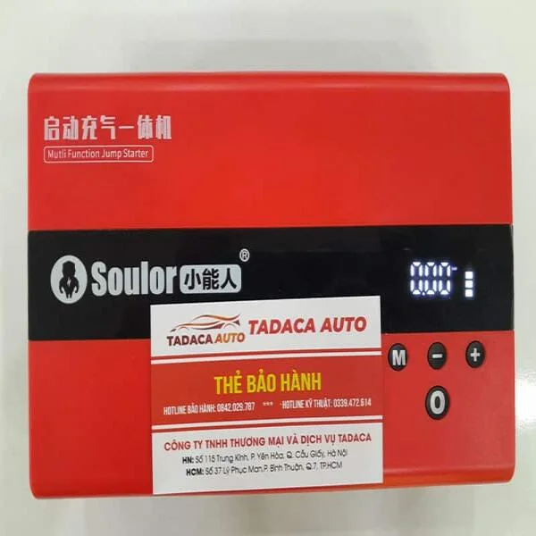Bơm Lốp Kiêm Kích Bình Soulor 69800mAh Chính Hãng slide 2