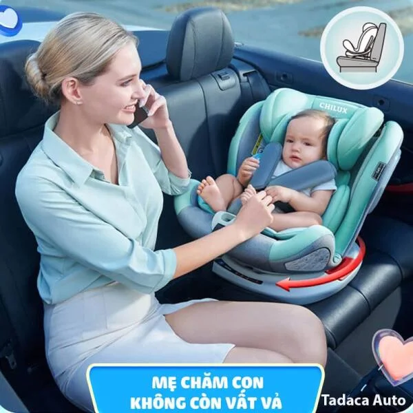 Ghế Ngồi Ô Tô Cho Bé CHILUX ROY Cao Cấp slide 4