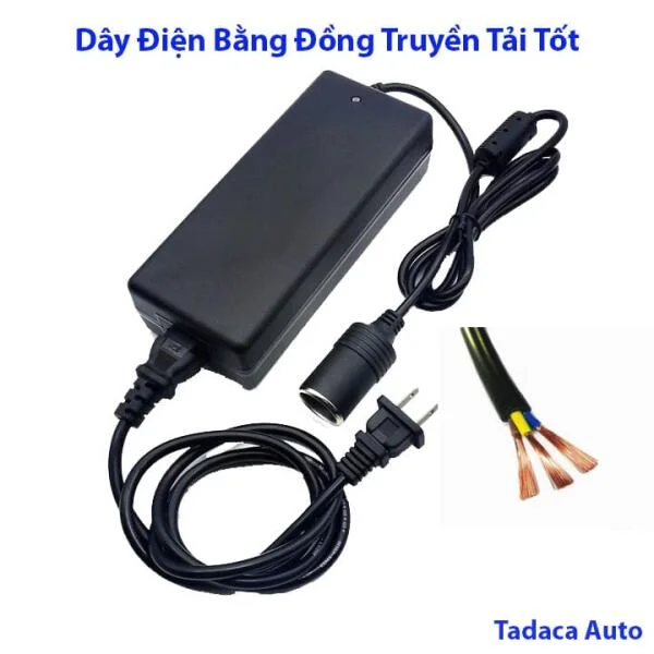 Bộ Chuyển Nguồn 220V Sang 12V-12A Ra Nguồn Tẩu slide 5