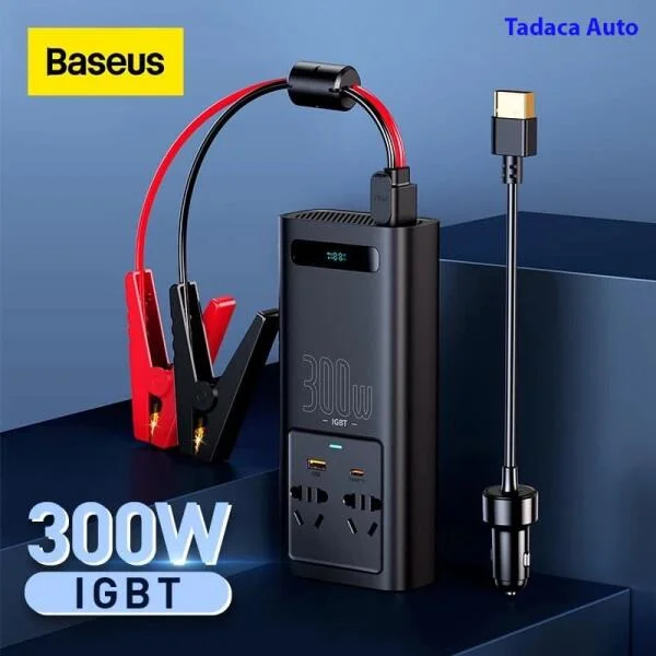 Bộ Chuyển Nguồn 12V Sang 220V Baseus 300W Chính Hãng slide 7