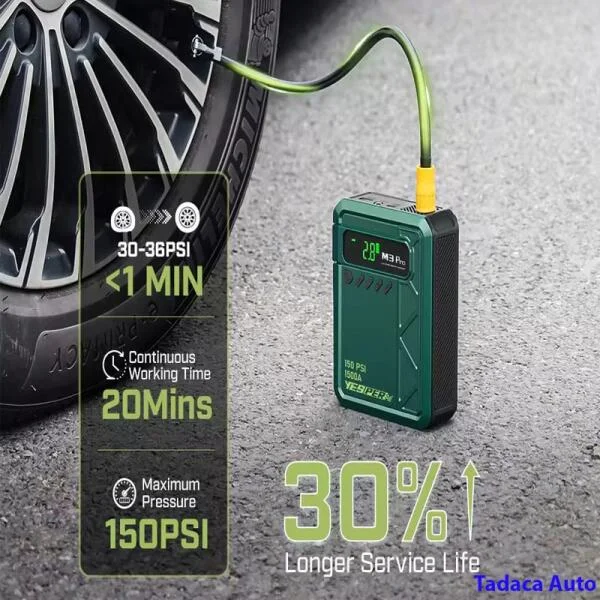 Bơm Lốp Kiêm Kích Bình Yesper M3 Pro Cao Cấp slide 2