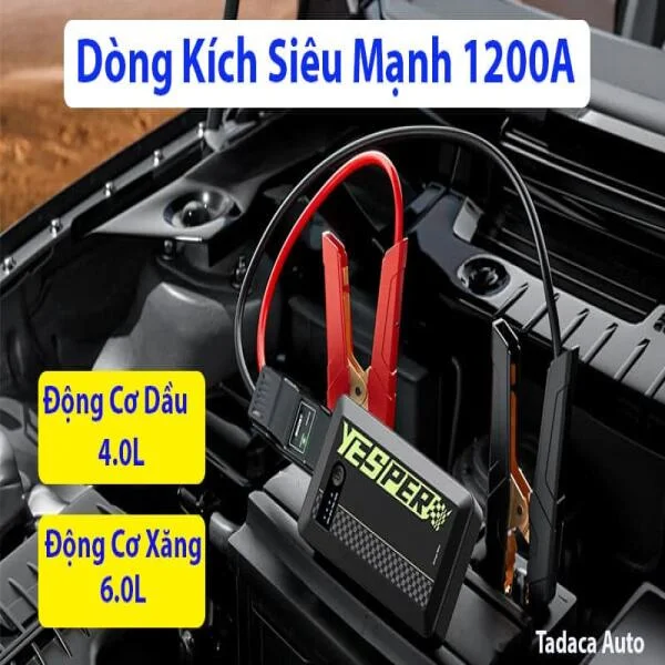 Kích Bình Ắc Quy Yesper Armor Mini 1200A Chính Hãng slide 5