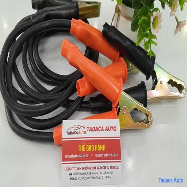 Dây Câu Bình Ắc Quy Ô Tô 12V-24V Cao Cấp slide 2