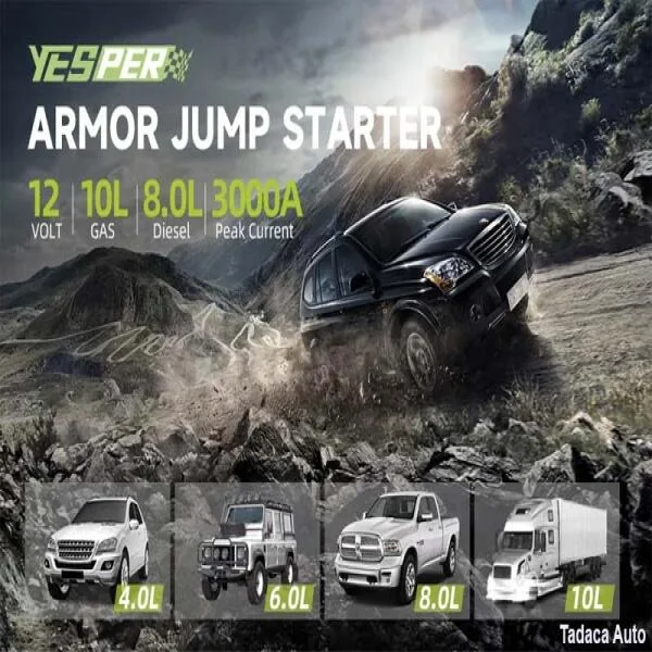 Kích Bình Ắc Quy Ô Tô Yesper Amor 3000A Siêu Mạnh slide 6