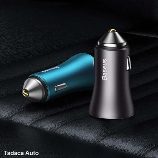 Tẩu Sạc Ô Tô Baseus 60W Dual Type-C Chính Hãng slide 6