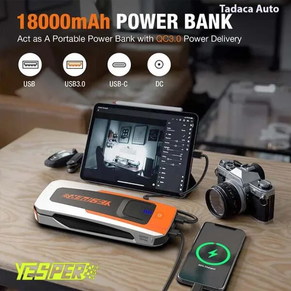 Kích Bình Ắc Quy Ô Tô Yesper Fast II 2160A Chính Hãng slide 5