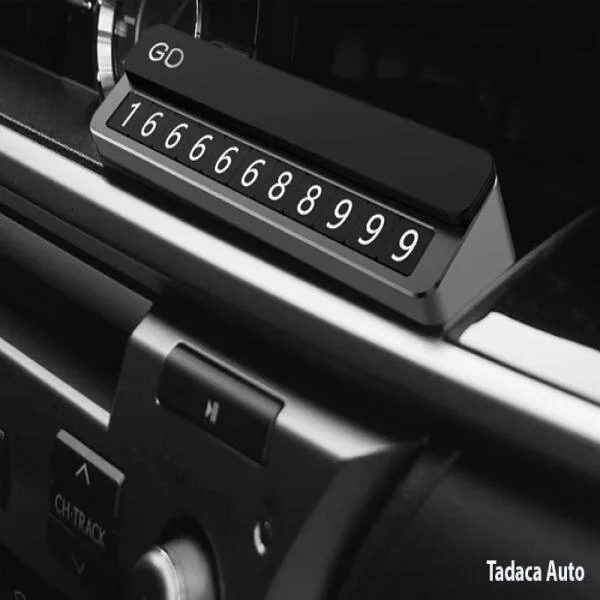 Bảng Số Điện Thoại Ô Tô GP Parking Card slide 2