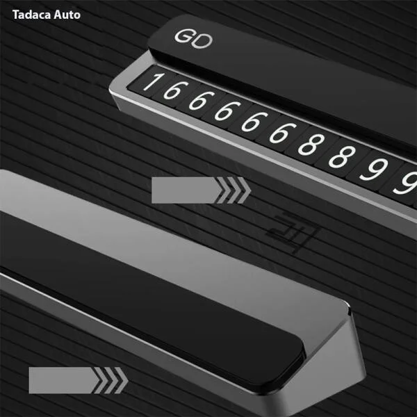 Bảng Số Điện Thoại Ô Tô GP Parking Card slide 3