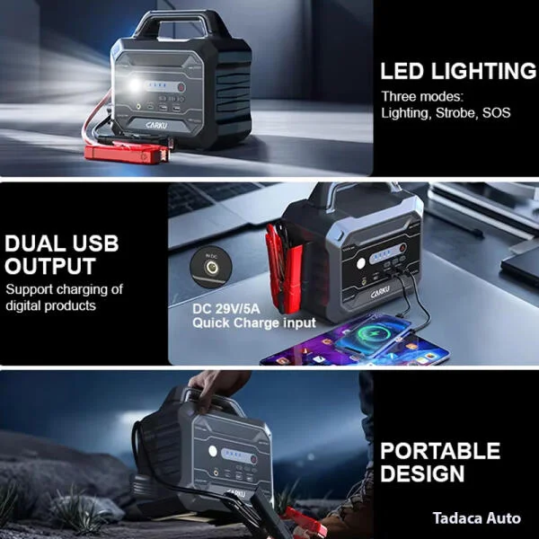 Kích Bình Xe Tải Carku 12V-24V 8000A Siêu Khủng slide 2