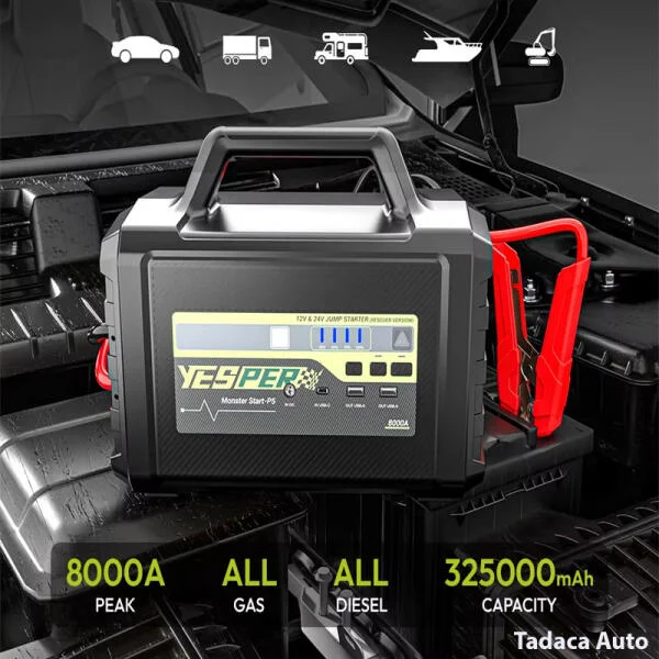Kích Bình Xe Tải Yesper P5 12V-24V Siêu Khủng slide 6